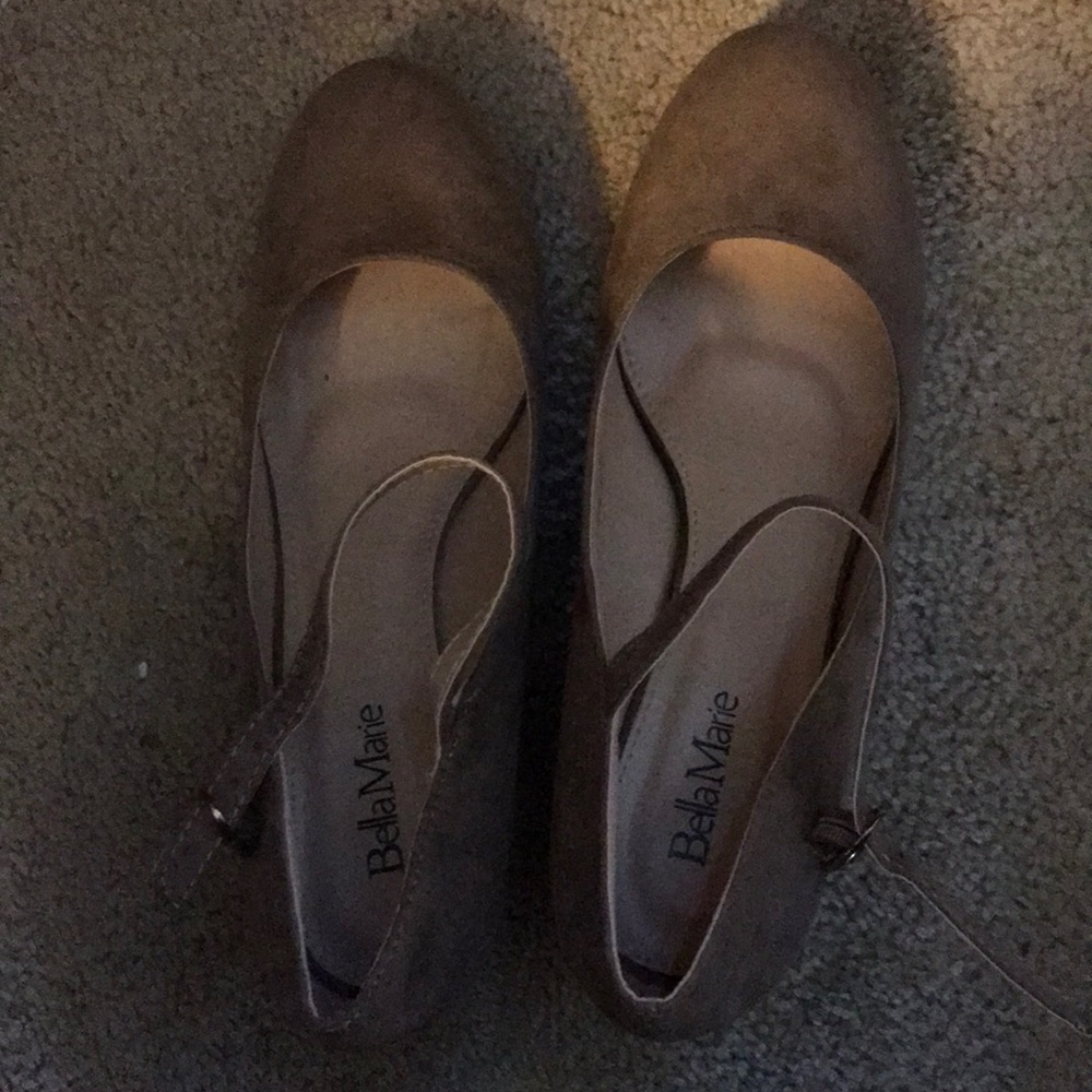 Bella Marie Wedges worn once